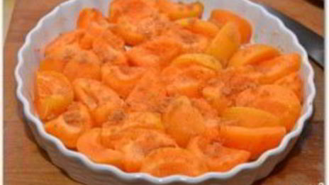 миндальный пирог с абрикосами