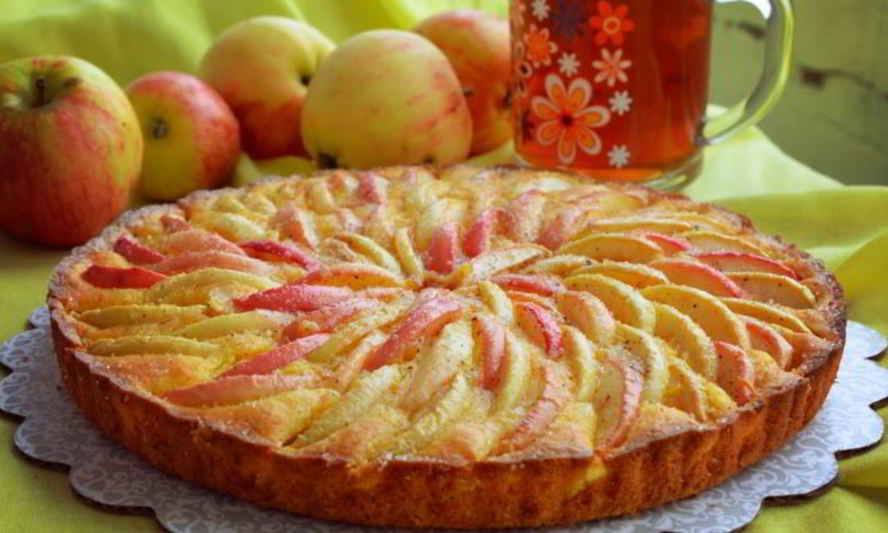 Рецепт морковна-яблочного пирог осень