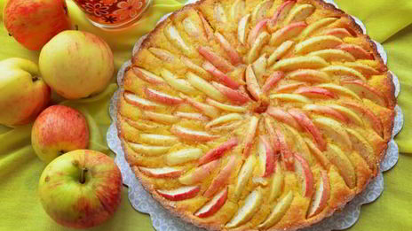 морковно-яблочный пирог осень