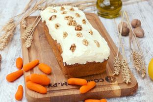 Морковный пирог с орехами