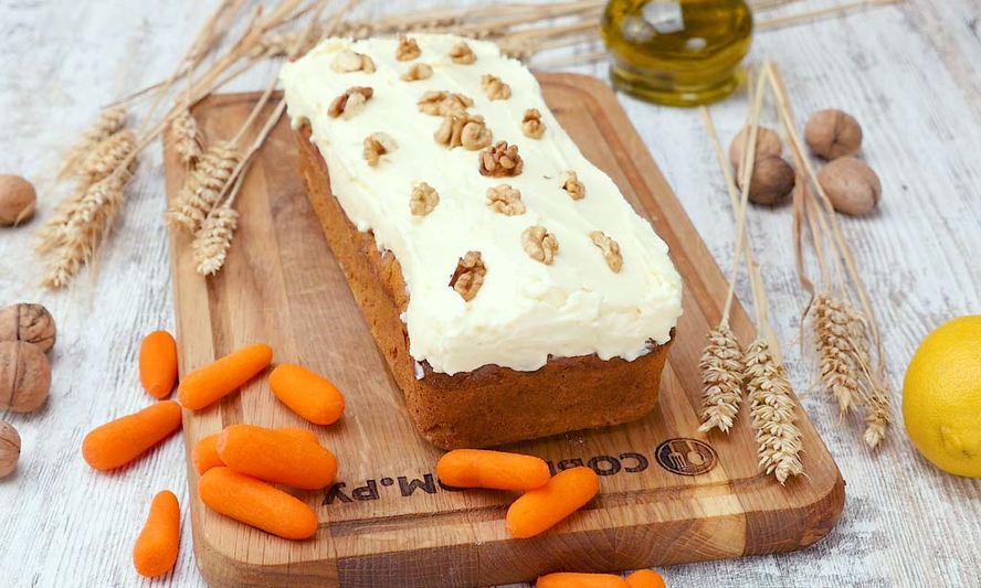 Рецепт морковного пирога с орехами