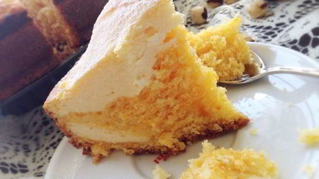 морковный пирог со сливочной прослойкой