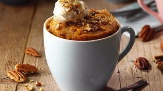 Морковный пирог в микроволновке