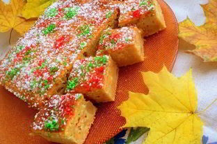 Морковный пряный пирог с фруктами