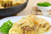 Мясной пирог из лаваша