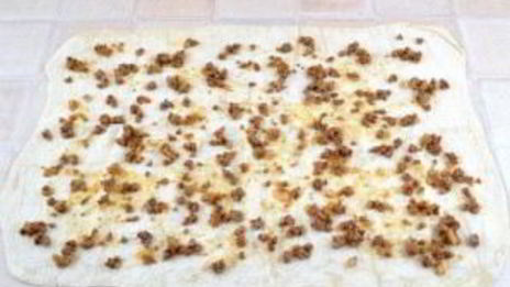 мясной пирог из лаваша