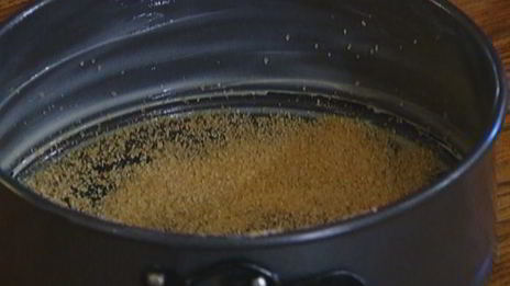 персиковый пирог-перевертыш на сметане