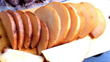 песочный пирог с фруктами в творожном муссе