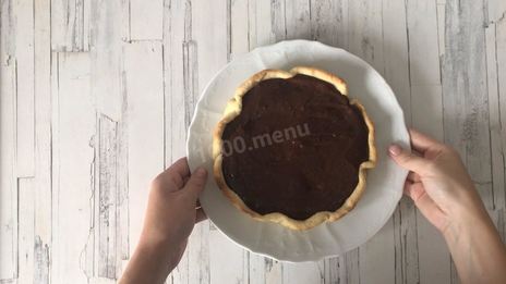 песочный вишневый пирог