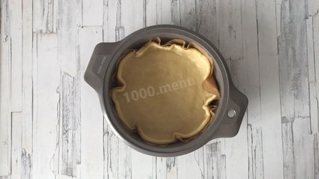 песочный вишневый пирог