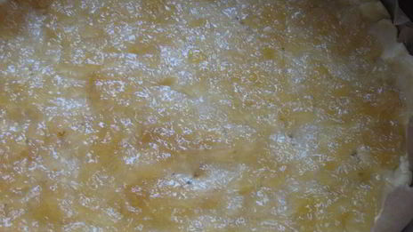 пирог из песочного теста с творожной начинкой