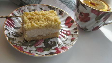 пирог из песочного теста с творожной начинкой