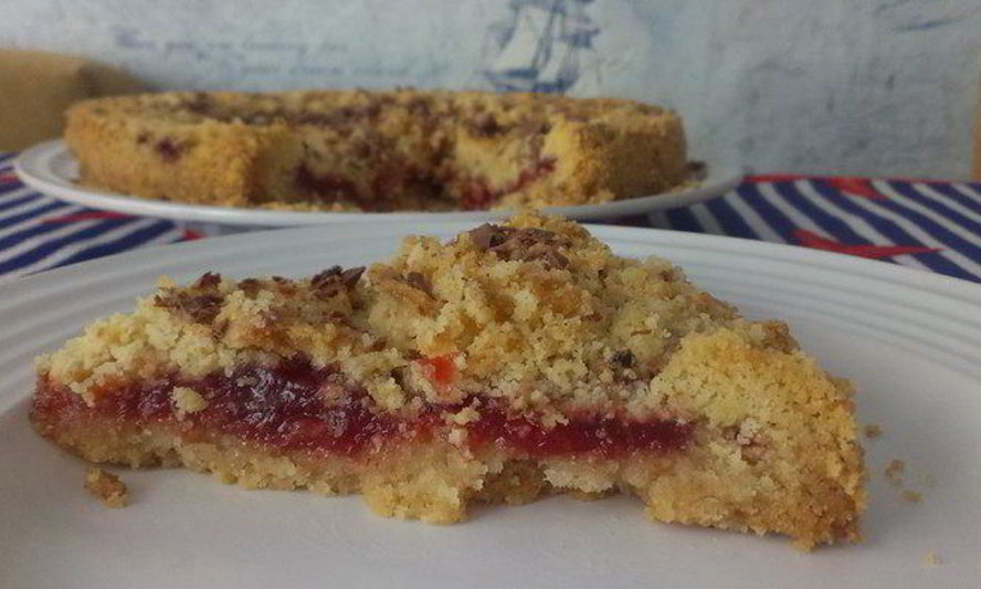 Рецепт пирога из песочной крошки