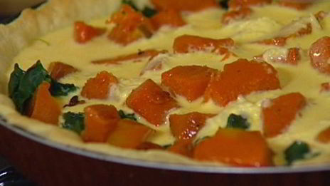 пирог из тыквы с горгонзолой