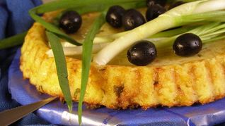 Пирог Кускус на укус с беконом