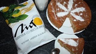 Пирог Праздник сладкоежки с отрубями и грушами