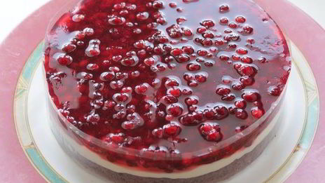 пирог с брусникой и заварным кремом