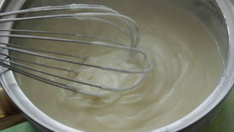 пирог с брусникой и заварным кремом