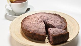 Пирог с голубикой