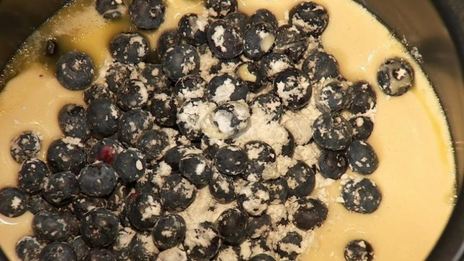 пирог с голубикой