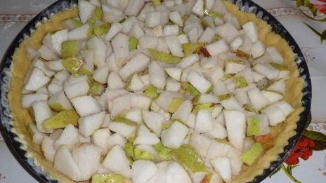 пирог с грушами