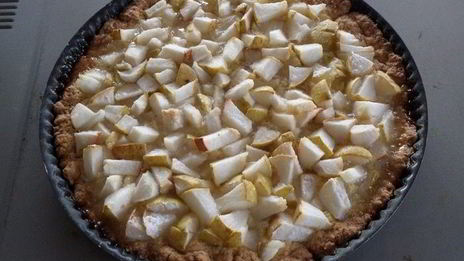 пирог с грушами