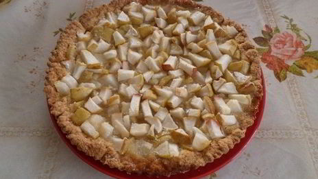 пирог с грушами