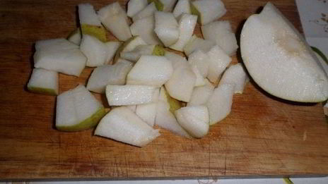 пирог с грушами