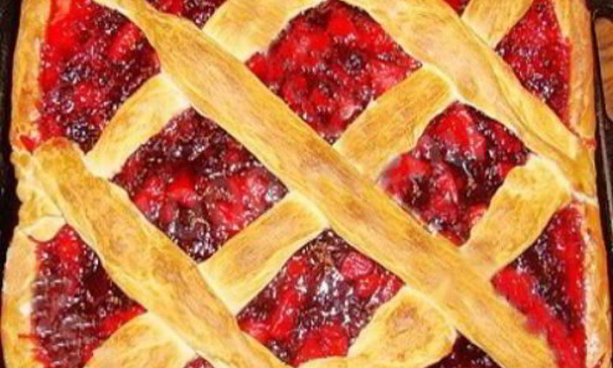 Рецепт пирога с индейкой и клюквой