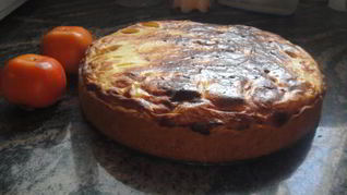 Пирог с хурмой