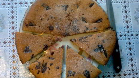 пирог с корицей и шоколадом