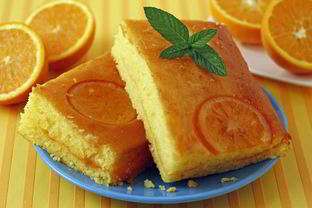 Пирог с мандаринами в мультиварке