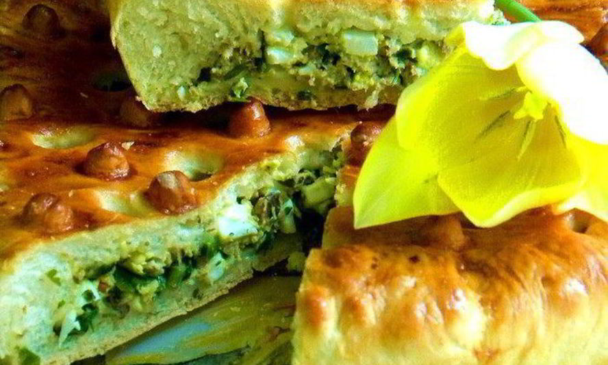 Рецепт пирога с рыбкой и яйцом