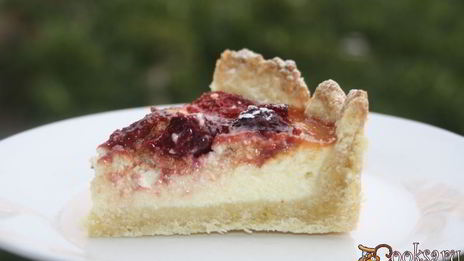 пирог с творогом и ягодами