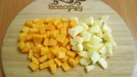 пирог с тыквой и яблоками