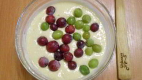 пирог с ягодами на кефире