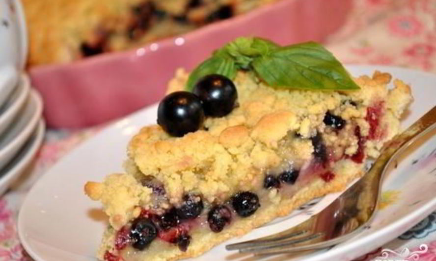 Рецепт пирога с ягодной начинкой