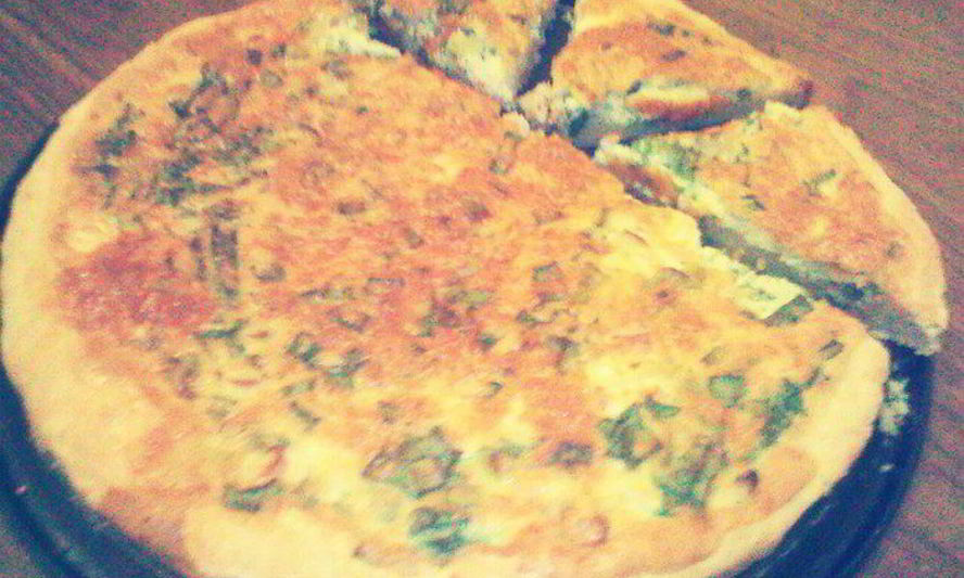 Рецепт пирога с зеленым луком и сыром