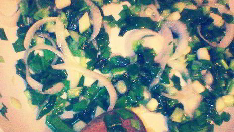 пирог с зеленым луком и сыром