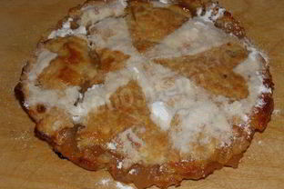 Постный яблочный пирог с яблоками