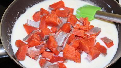 праздничный рыбный пирог