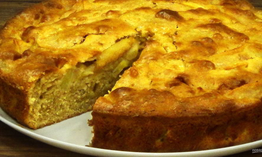 Рецепт простейшего яблочного пирога