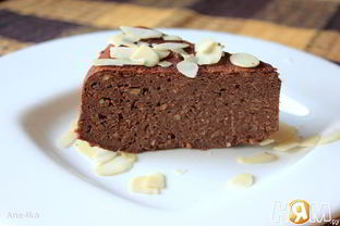 Шоколадно-нутовый пирог