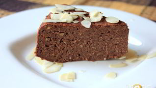 Шоколадно-нутовый пирог