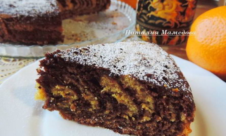 Рецепт шоколадна-тыквенного пирог