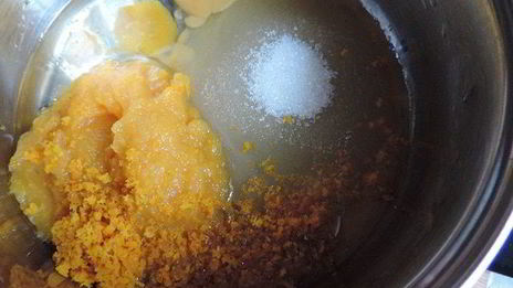 шоколадно-тыквенный пирог