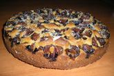 Сливовый пирог с миндалем