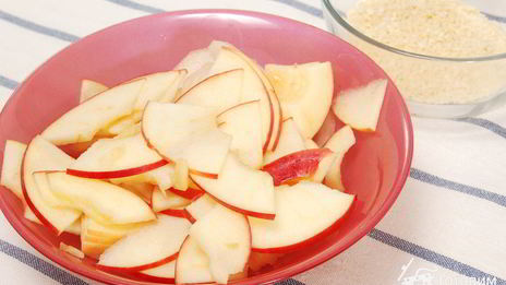 слоеный яблочно-грушевый пирог