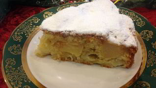 Сочный яблочный пирог