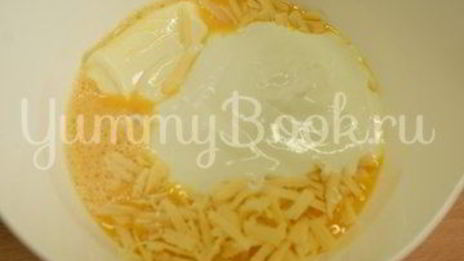 сырный пирог с курицей в мультиварке